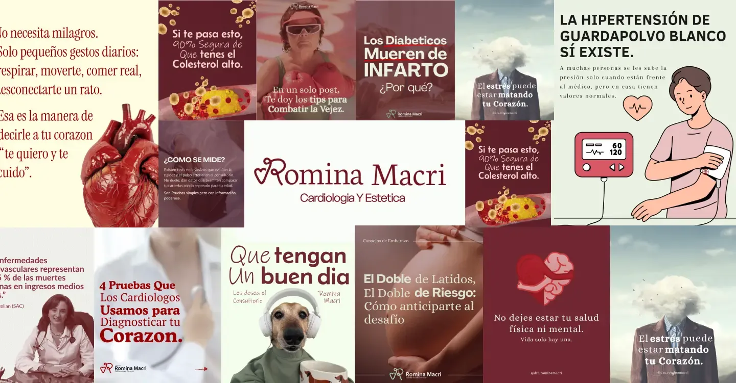 Portada de Romina Macri, expandiendo la cardiología al publico.