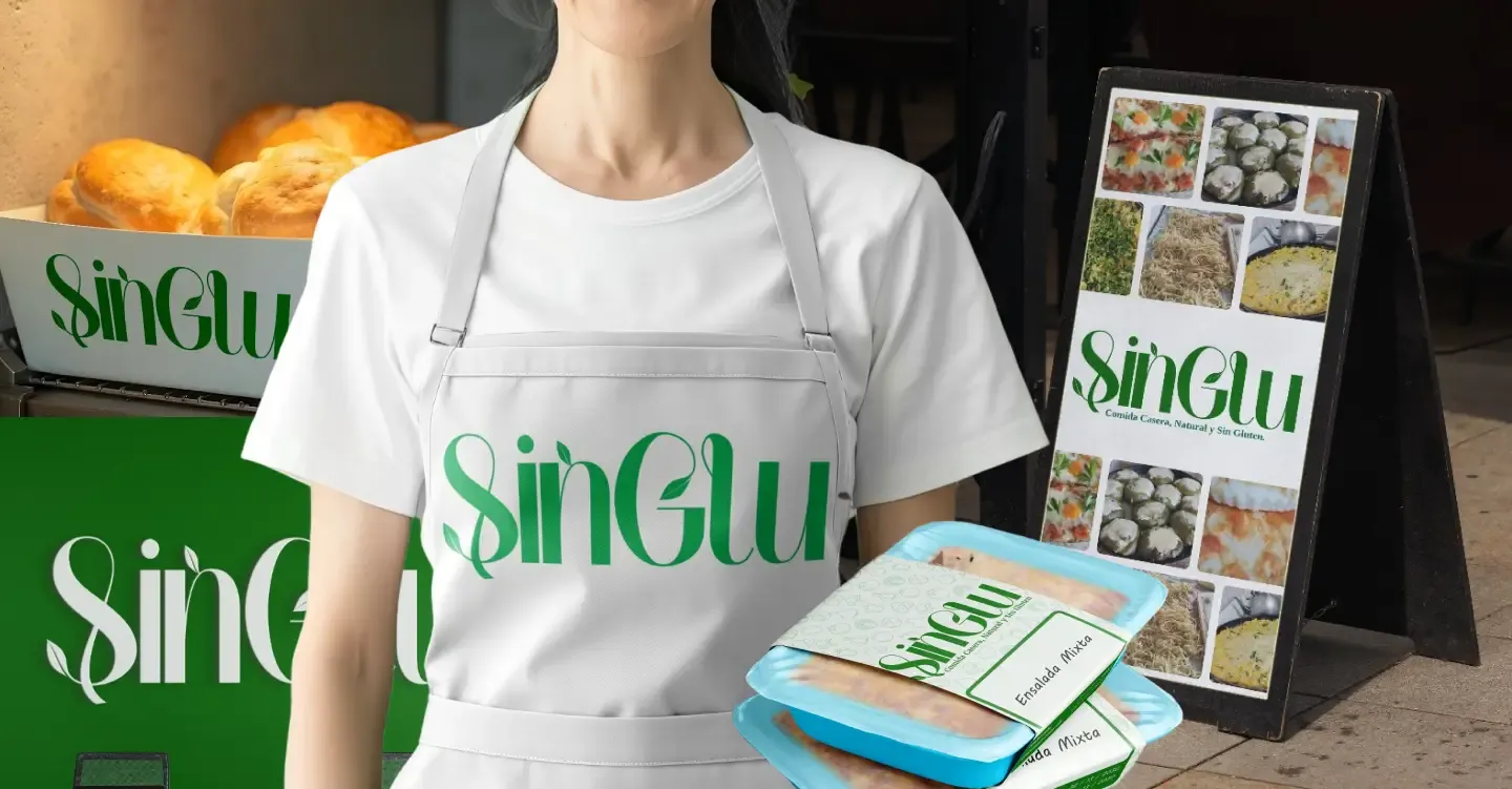 Portada de SinGlu, comida casera, sin gluten y 100% organica.